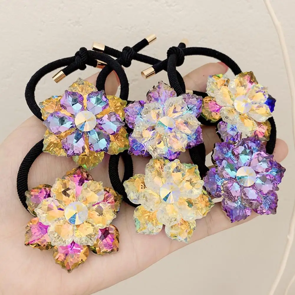 

Идеальный подарок, эластичная ткань, украшение из искусственных кристаллов, заколка для волос, аксессуары для волос