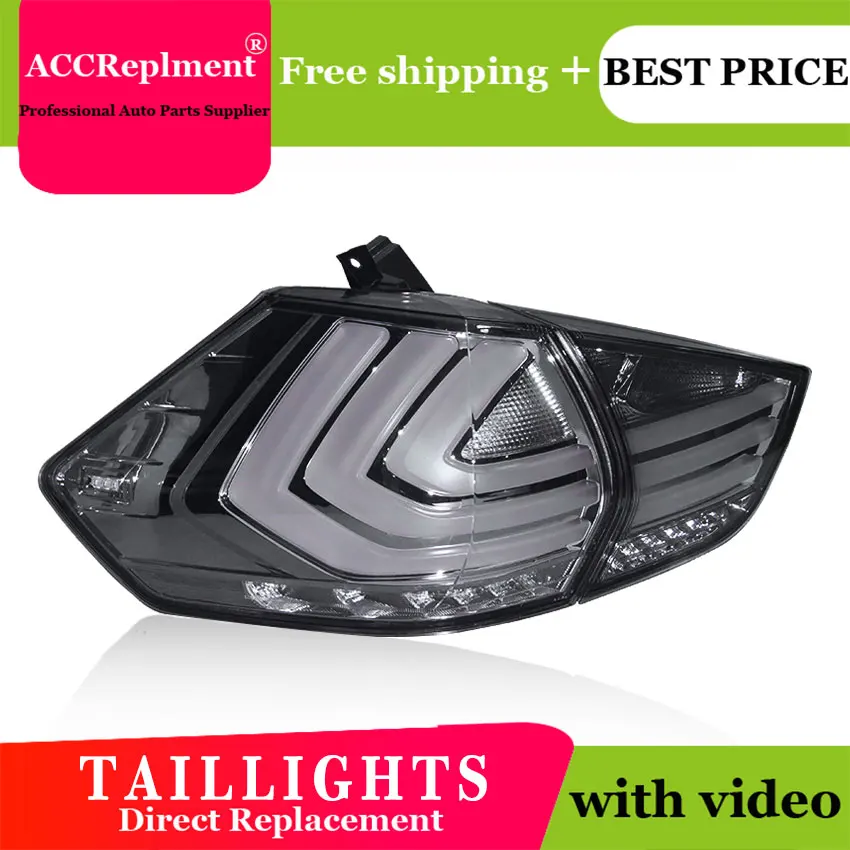 

Car Styling for Nissan Rogue X-Trail Taillights 2014-2019 for X-Trail LED Tail Lamp+Turn Signal+Brake+Reverse LED light