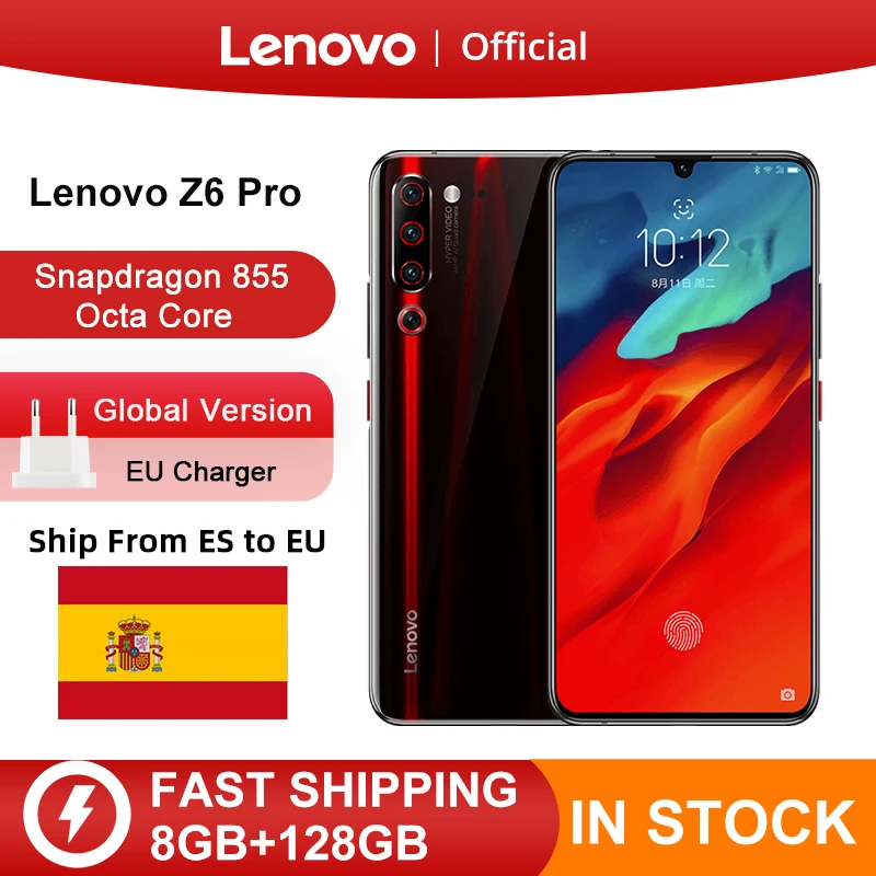 Оригинальная глобальная версия Lenovo Z6 Pro Snapdragon 855 Восьмиядерный 6 39 - Цена: 