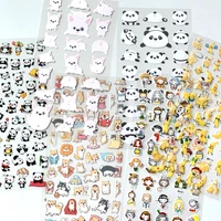 new bulk super cute animals anime brand sticker kawaii rabbits hedgehogs bear panda dinosaurs cat dog stickers