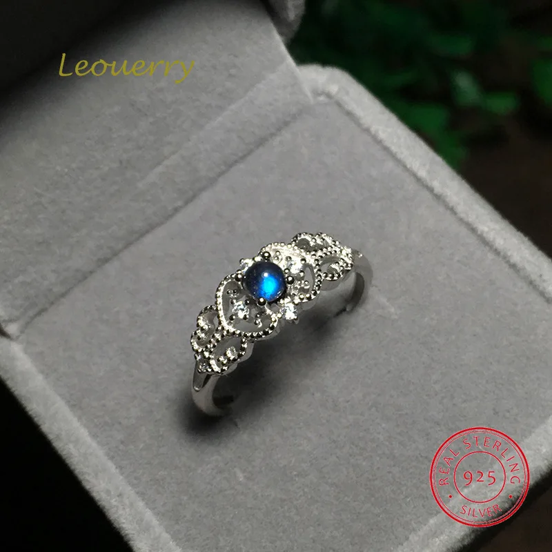 Женское кружевное кольцо Leouerry Открытое из стерлингового серебра 925 пробы