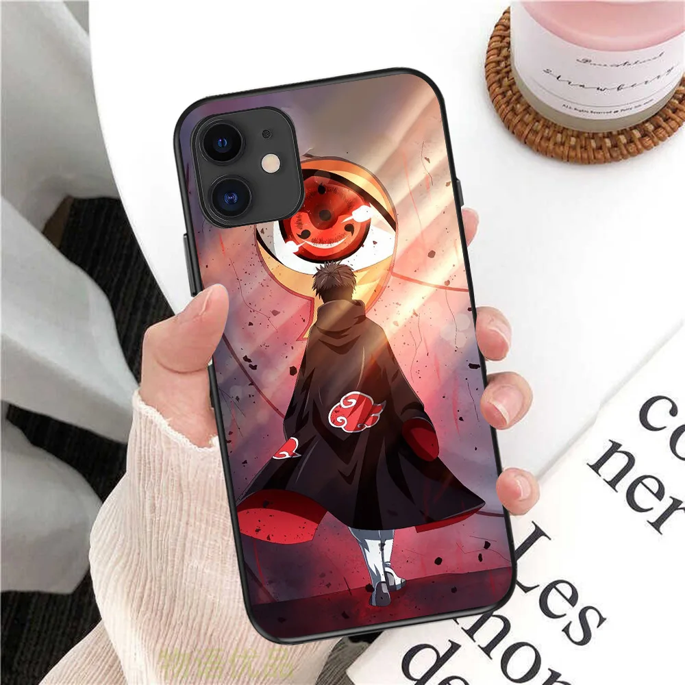 anime naruto itachi phone case for iphone 6 7 8 plus 11 12 13 pro max se2020 x xr xs phone cover back shell toys for kids gift free global shipping
