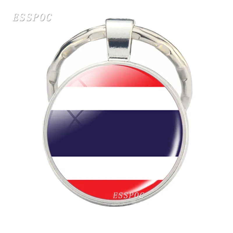 Брелок с флагом ЮгоВосточной Азии Бруней Бирма Камбоджа Сингапур Тайланд