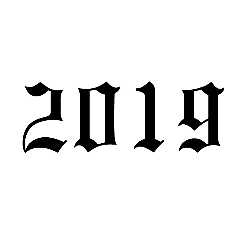 2019 Кольца для мужчин и женщин из нержавеющей стали с номером года на заказ, розовое золото, серебро, открытое мужское женское кольцо, модное обручальное свадебное ювелирное изделие - Цвет основного камня: 2019