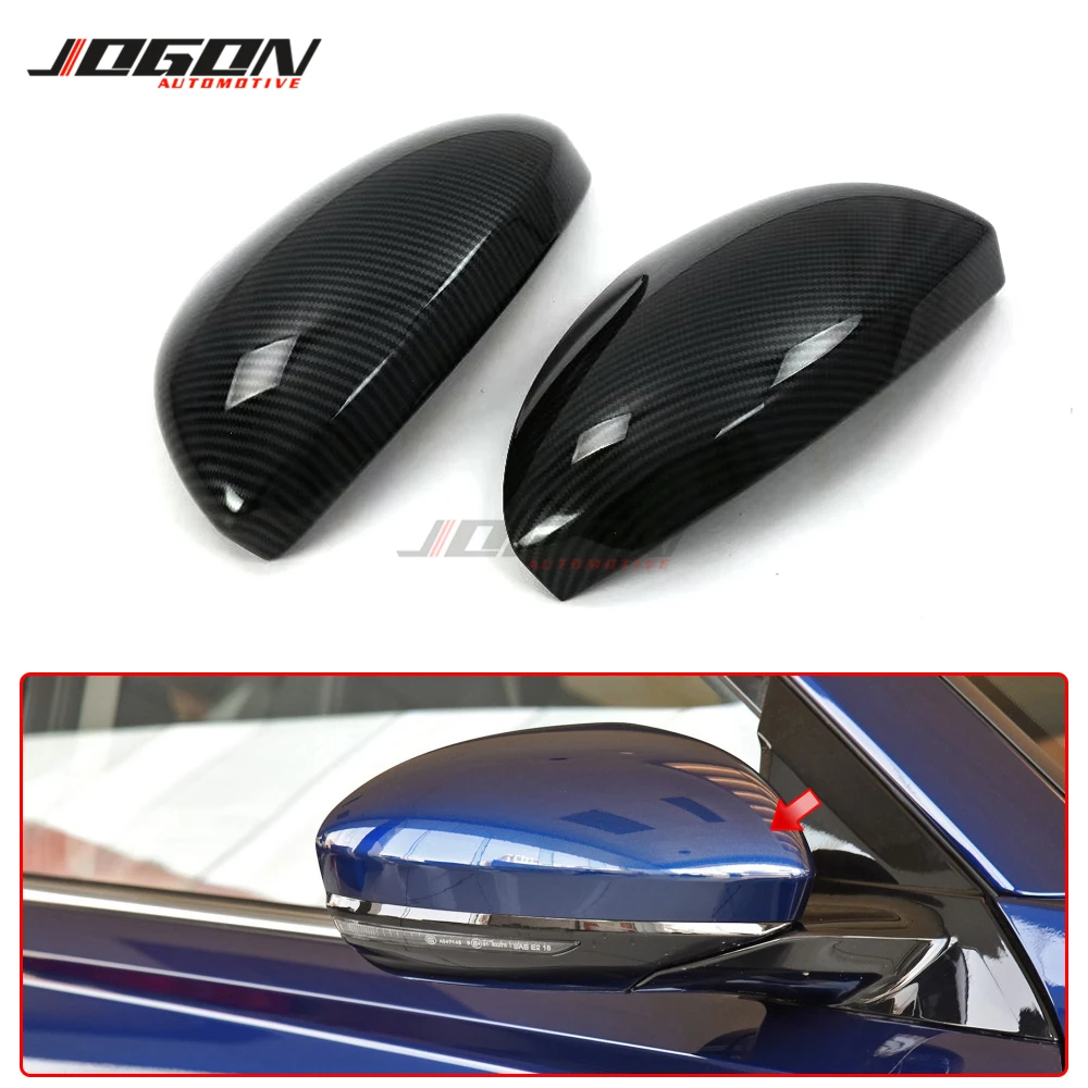 

Carbon Look Style Side Wing Rear View Rearview Mirror Cover Shell Caps For Nissan Altima L34 2019 2020 Car Accessories