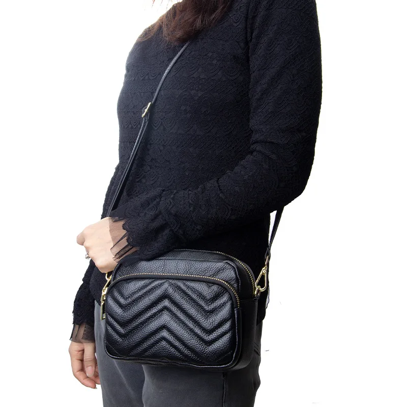 

Сумка кросс-боди женская из натуральной кожи, миниатюрный саквояж кросс-боди, Роскошный дизайнерский чемоданчик на плечо, маленький мессен...