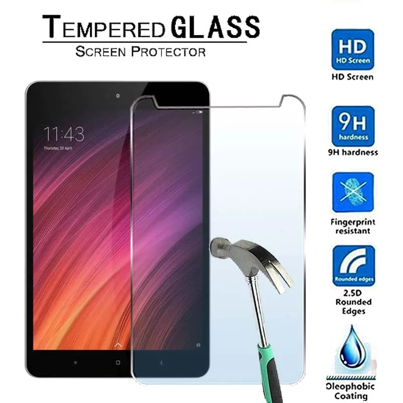 

For Xiaomi Mi Pad 3 -Premium Tablet 9H Ultra clear Tempered Glass Screen Protector Film Protector Guard Cover