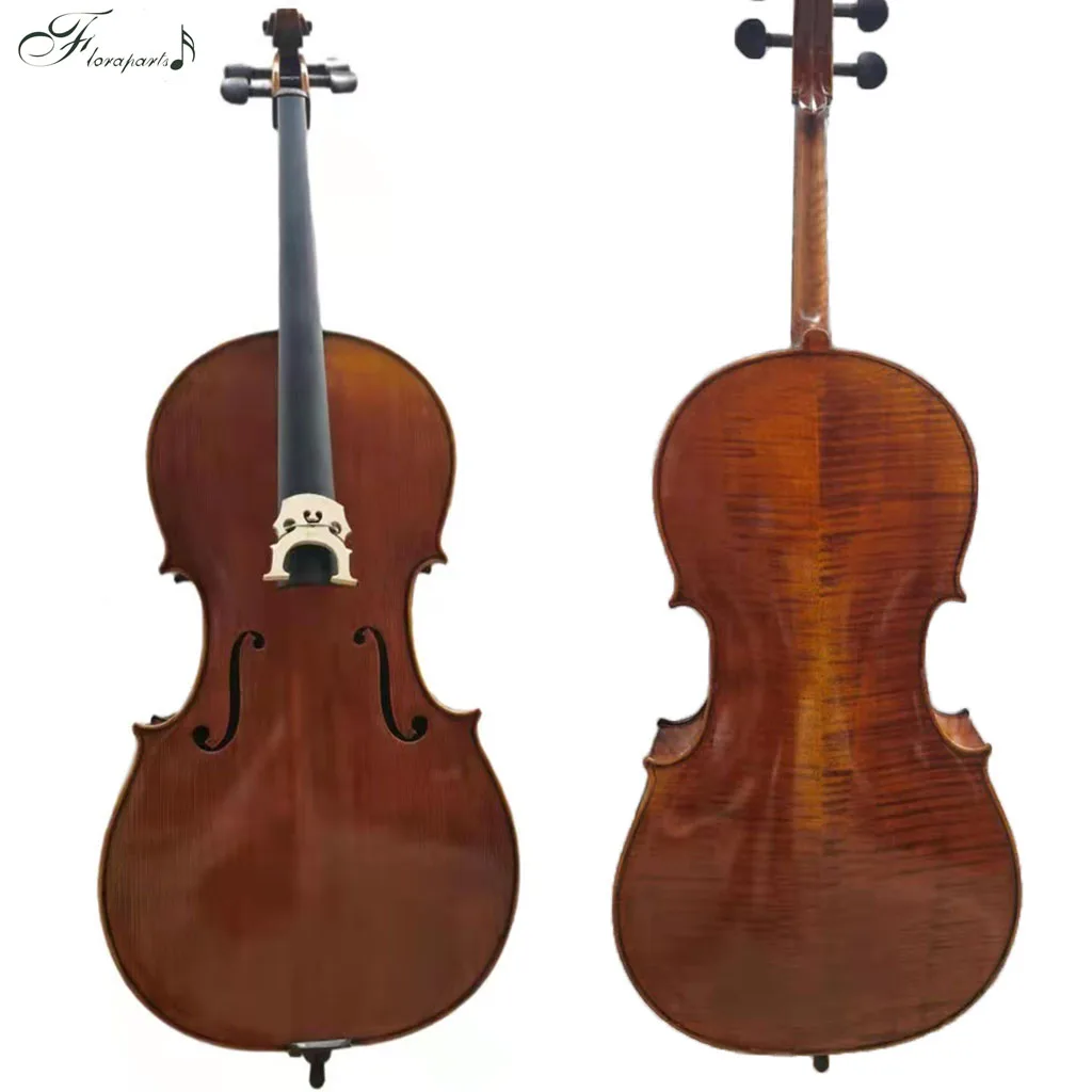 

Free Shipping Floraparts 4/4 Cello Copy Antonio Stradivarius 1716 100% Handmade Solid Wood Maple Spruce Top Grade Fitting FPVC02