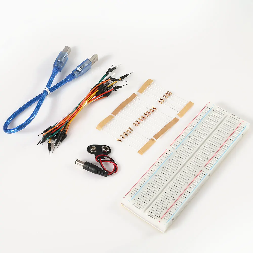 Начальный набор для обучения Arduino UNO R3 - Uno макетная плата и держатель шагового