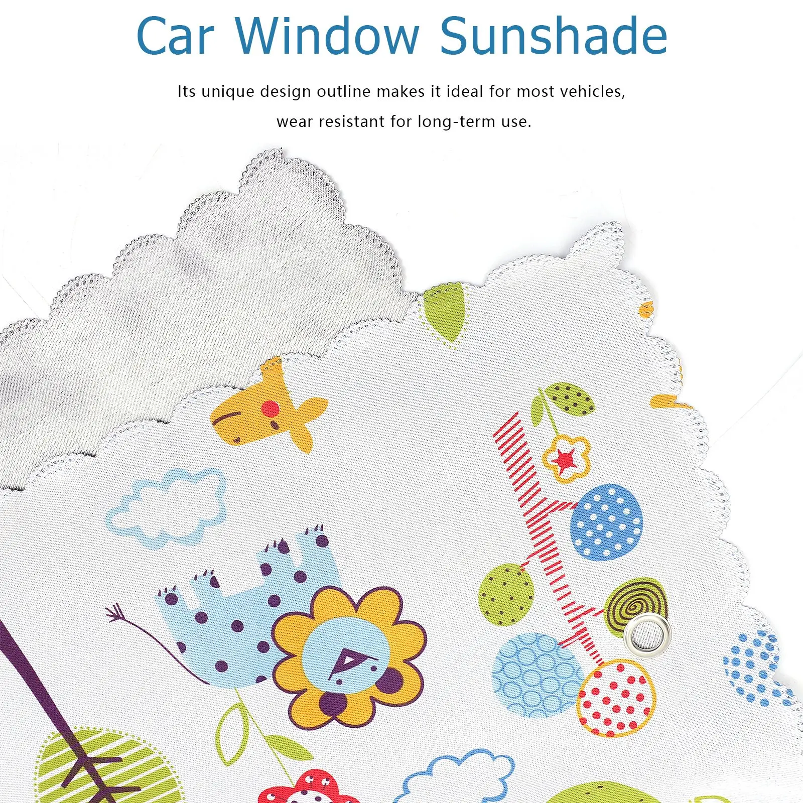 

Cartoon Sucker Car Window Shades Portable Car Window Sunshades Auto Window Cover