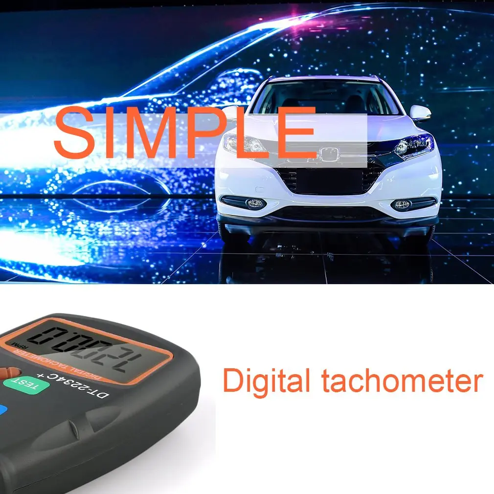 Tacómetro Digital para fotos láser, tacómetro Digital de RPM sin contacto, velocímetro, velocidad, motor, gran oferta