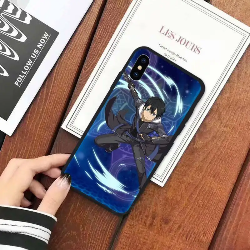 

Sword Art Online SAO anime Phone Case for iPhone 11 12 mini pro XS MAX 8 7 6 6S Plus X 5S SE 2020 XR