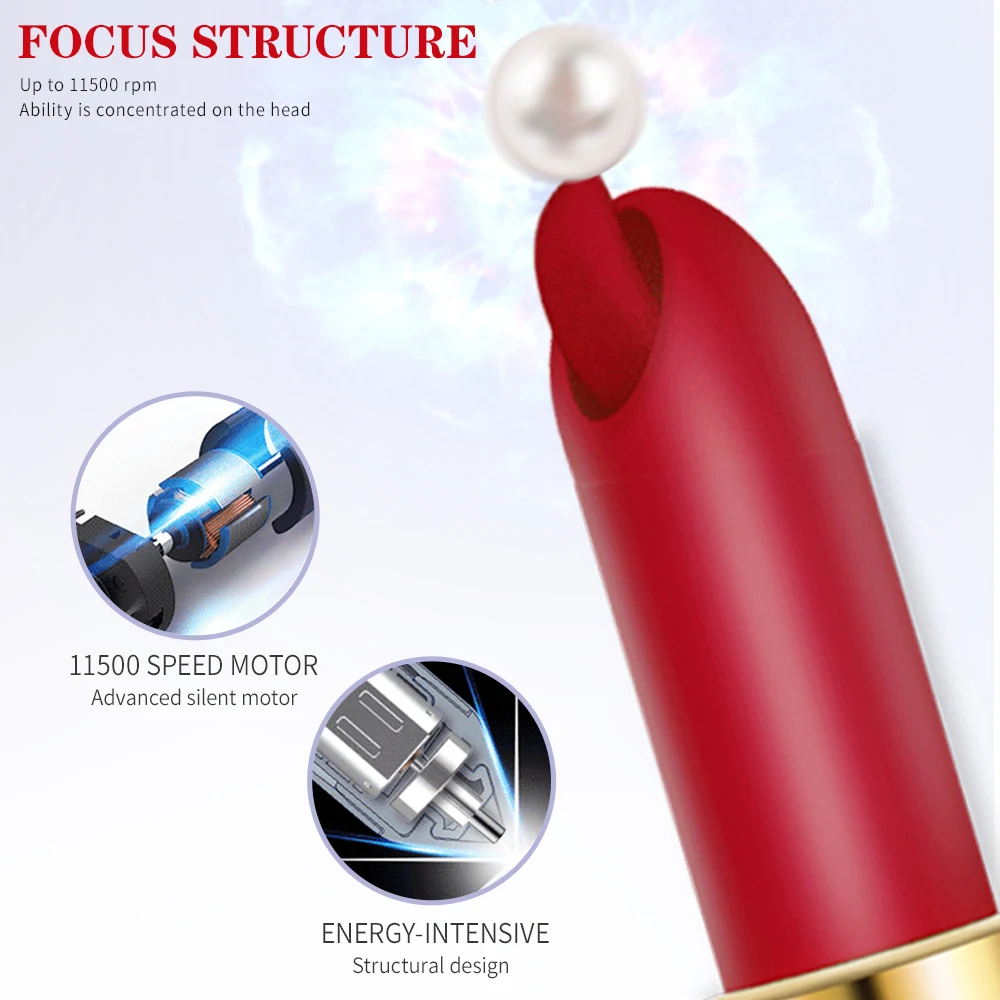 Сдержанный Мини Вибраторы для губной помады Для женщин Стимулятор клитора