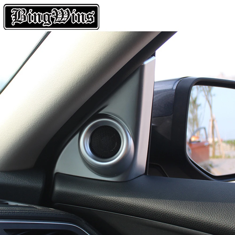 

Car style For 16-20 Honda Civic10th Audio Decoration Circle Horn Decoration Civic Interior Modification