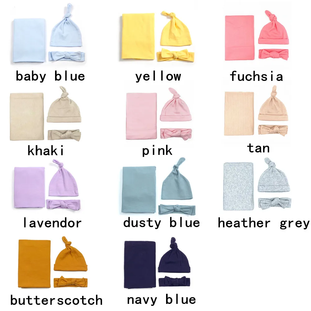 Детский комплект из одеяла и шапки пеленки для новорожденных мягкий эластичный