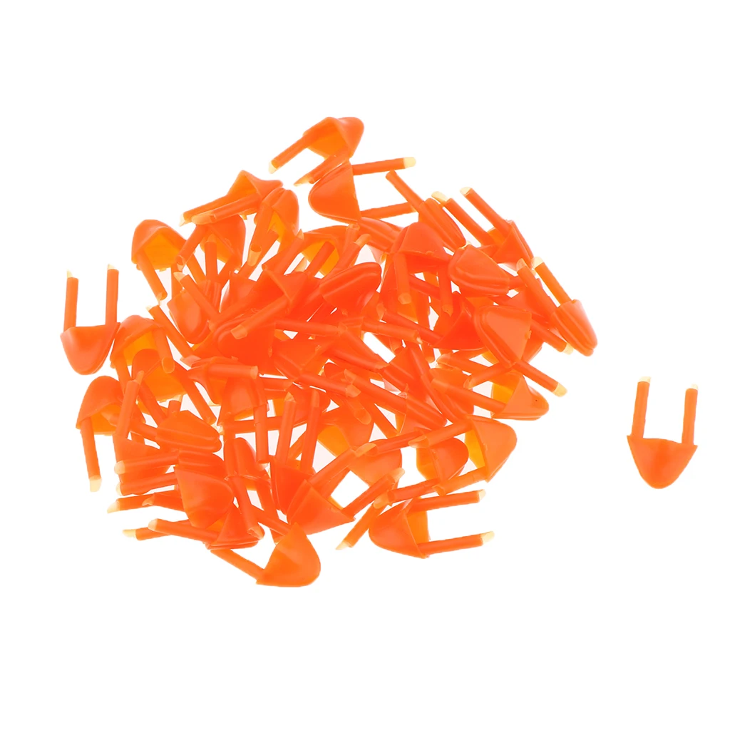 

100 шт. безопасные глаза для мягких животных, игрушек, кукол, товары для творчества, 12 мм, оранжевые