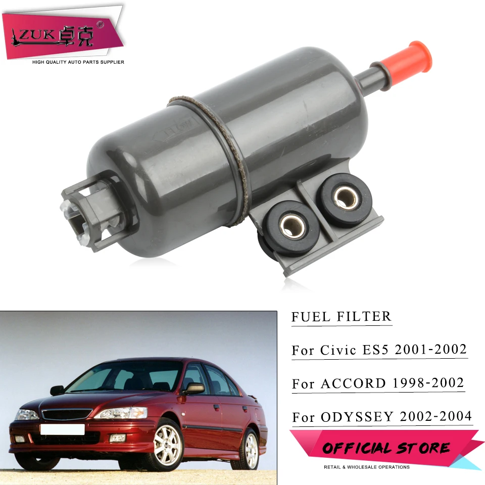 Высококачественный топливный фильтр ZUK для топлива HONDA CIVIC ES 2001-2002 ACCORD 1998-2002 odysey 02-04