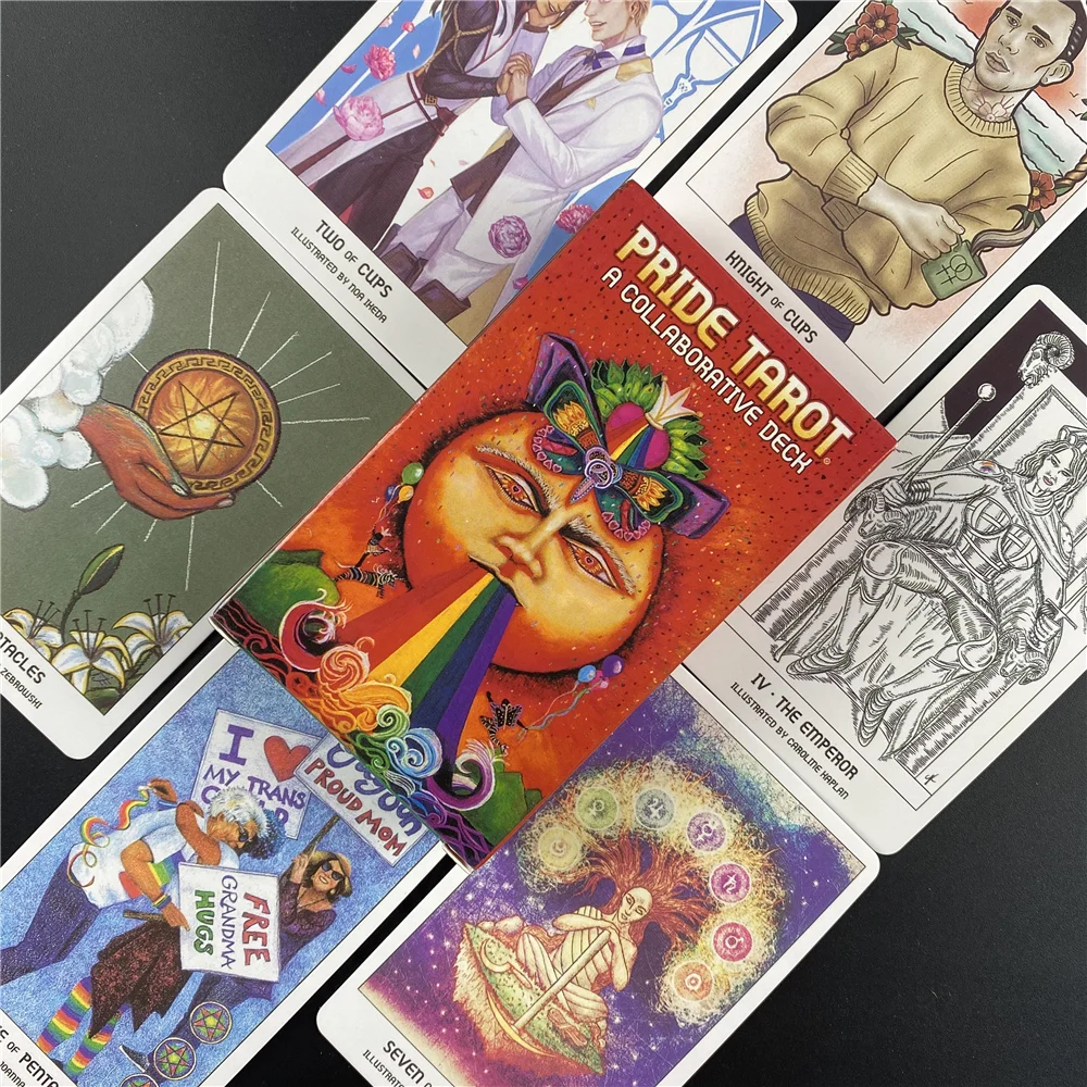 Новые карты Pride Tarot и палуба для гадания в формате PDF развлекательные настольные