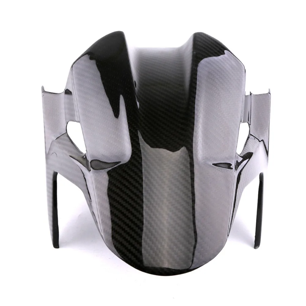 

Motorcycle Accessories Real Carbon Fiber Front Fender Splash Mud Dust Guard Mudguard For Kawasaki Ninja 400 2018