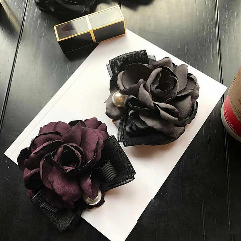 Женская кружевная брошь в Корейском стиле простой тканевый галстук-бабочка с