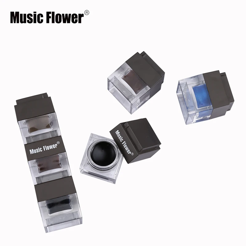 Бренд Music Flower 3 в 1 Подводка для глаз гель и крем бровей телесный подводка