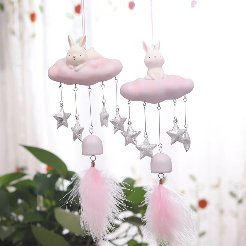 Каучуковые ветряные колокольчики декор для комнаты девочки домашнее украшение с