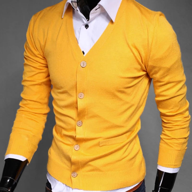 

Autumn Cardigan Sweater Men 2019 Casual Long Sleeve Cotton Knitted Men Sweater Cardigan Plus Size Slim V-Neck Sweater Men's 3XL