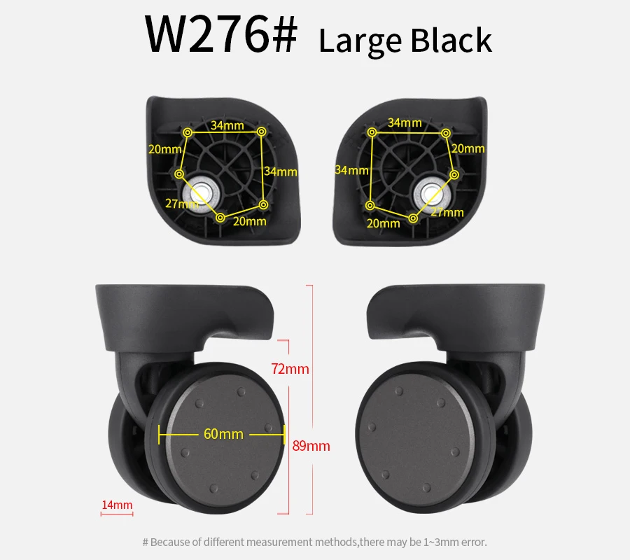 Колеса для багажа пароли чемодан чехлы самолетов универсальные колеса ролики