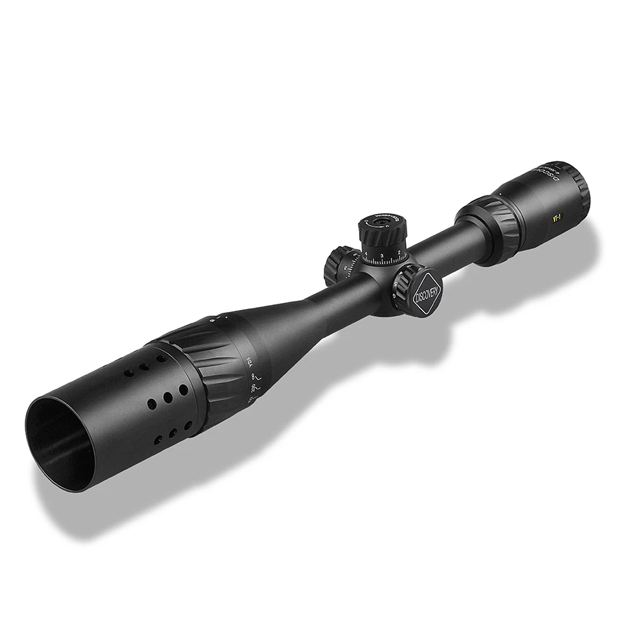 Тактическая охотничья Discovery VT-1 4-16X44AOE зеленый красный мил-дот светящийся