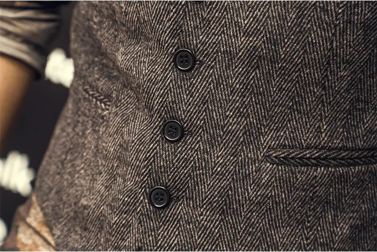 Оптовая продажа Новое поступление классические жилеты для мужчин приталенный