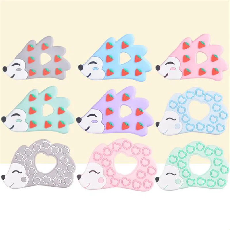 Детский силиконовый Прорезыватель для зубов Ежик | Мать и ребенок