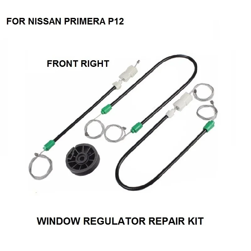 Стеклоподъемник и ролик для NISSAN первоклассника P12 FRONT-RIGHT 2002-2015 |