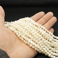 5 10mm natural freshwater pearl aaa high quality baroque beads jewellery jewellery making diy necklaces bracelet accessories