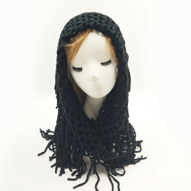 black Lakysilk модный кружевной шерстяной шарф для женщин большого размера дизайнерские шали и шарфы для девушек Вышивка Черный Серый мусульманские хиджабы - Color: black