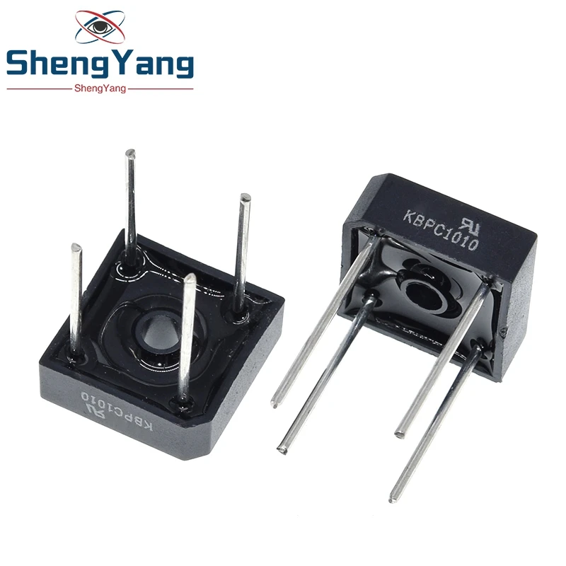 ShengYang 5 шт./лот Kbpc1010 10A 1000 в диодный мост выпрямитель Kbpc1010 Diy