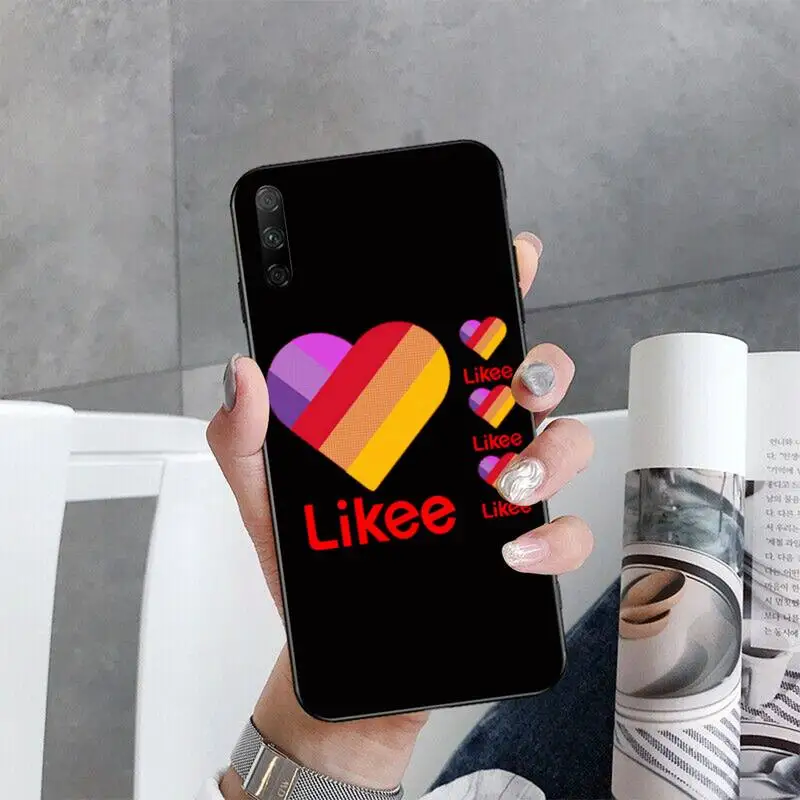 Мягкий силиконовый черный чехол HPCHCJHM likee для телефона Huawei Honor 30 20 10 9 8 8x 8c v30 Lite view pro