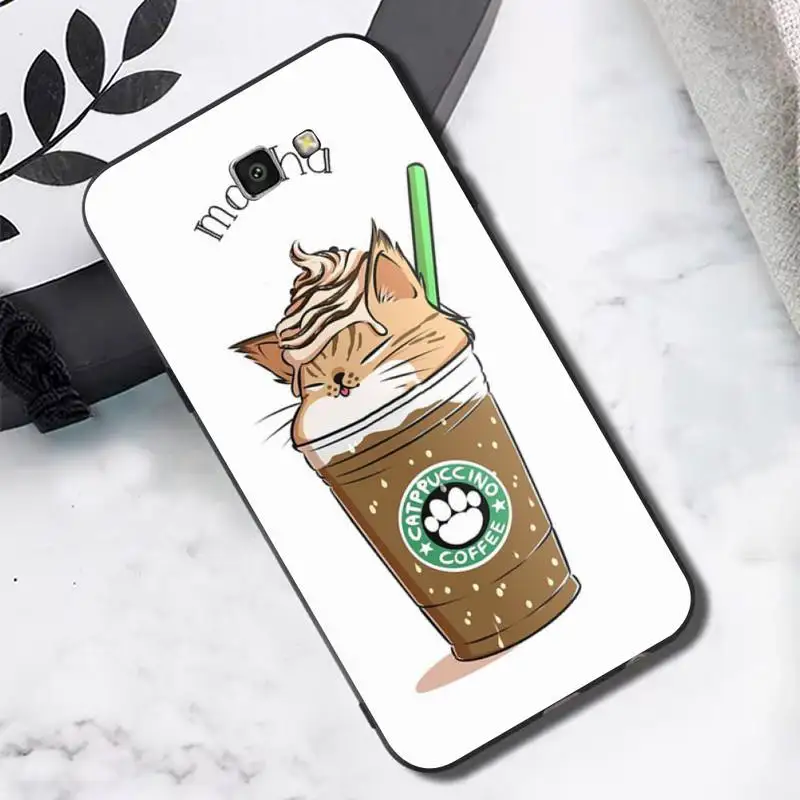 Чехол для телефона TOPLBPCS Ctue с рисунком молочного чая медведя Boba Samsung J4 plus J2prime J5 J6 2016