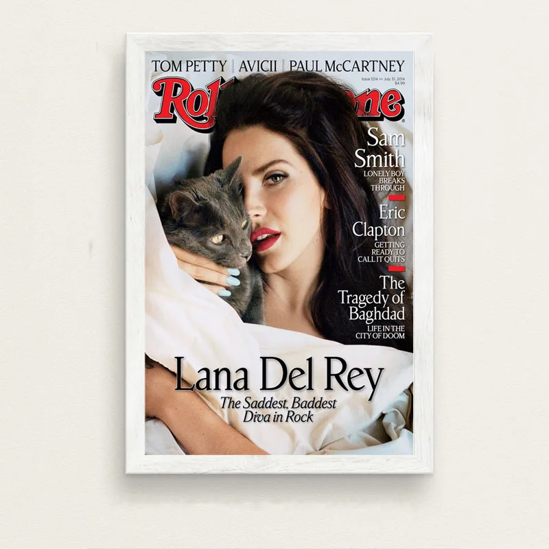 Lana Del Rey поп-Певица модель художественная живопись высокое качество холст картина плакат Настенные украшения для детской комнаты без рамки o444
