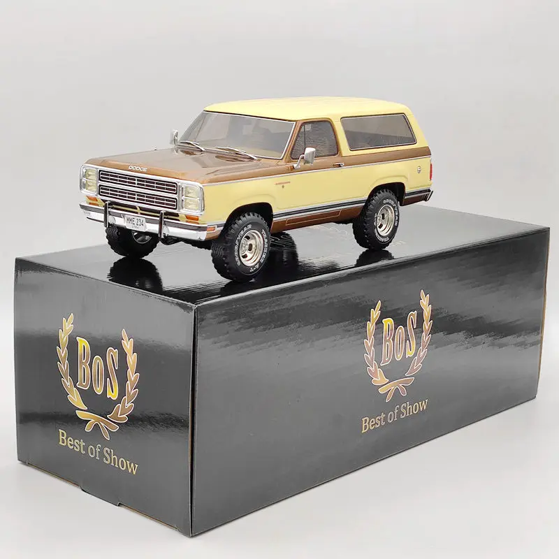 

BOS 1:18 for Dodge Ramcharge 1979 BOS234 Resin Models Toys Car Limited Collection Gifts Brown