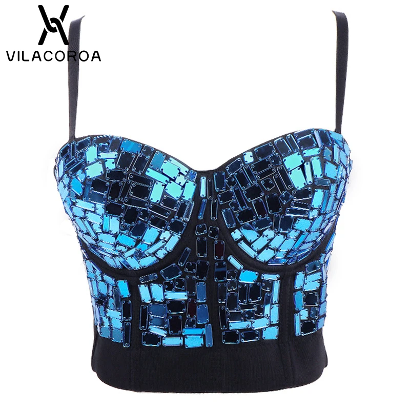 

Топ женский, без рукавов, с блестками, с открытой спиной