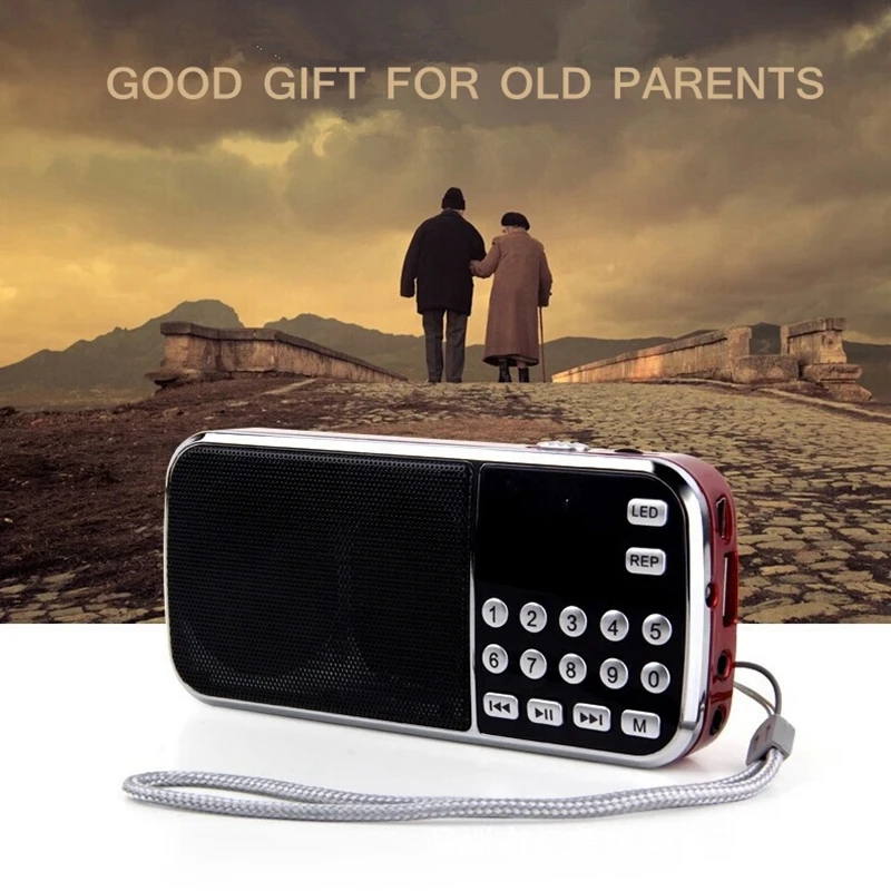 Портативный мини стерео Динамик Поддержка фонарик TF карты USB AUX FM радио плеера Sound