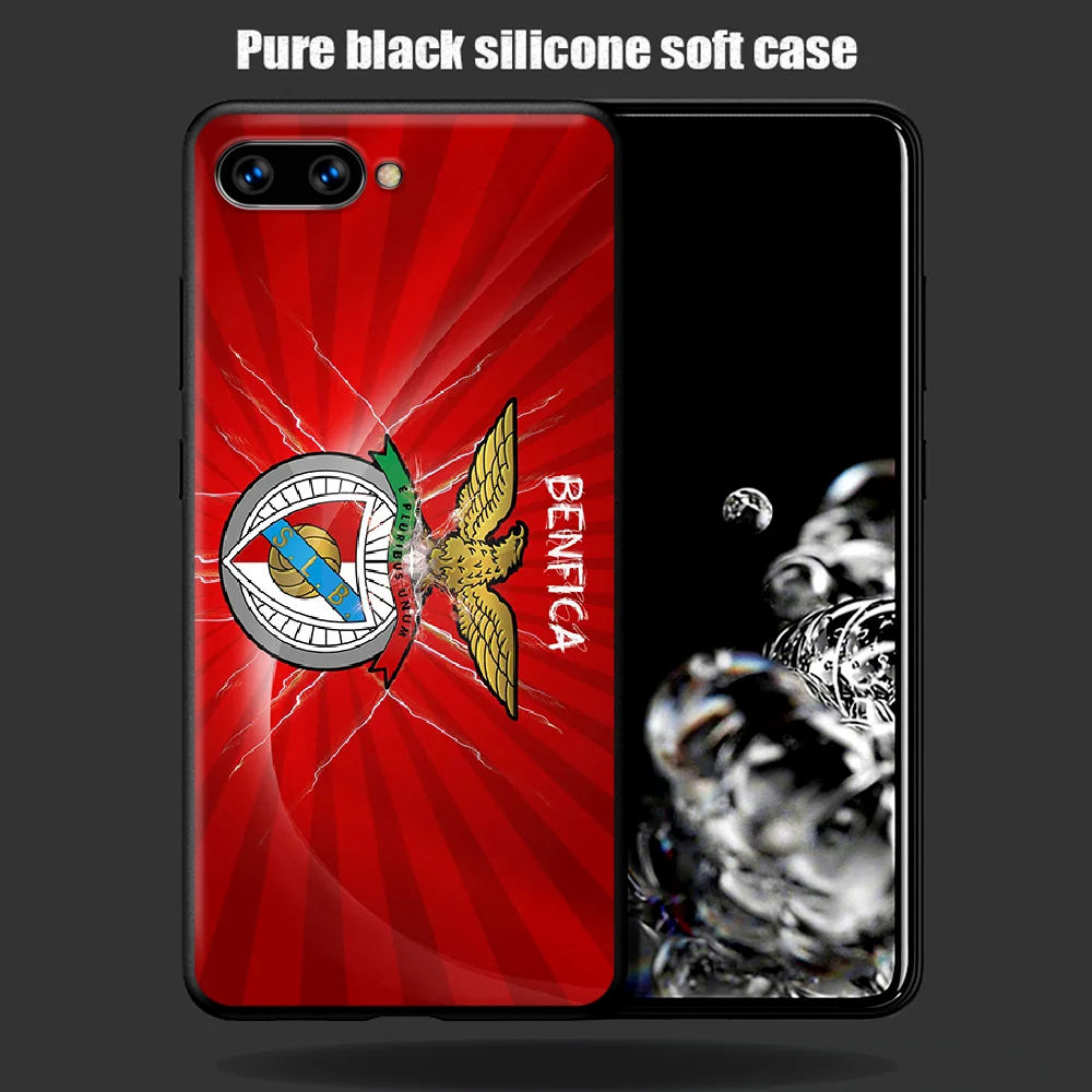 

Portugal Benfica Soccer Phone Case Cover Hull For HUAWEI Honor 6A 7A 7C 8 8A 8S 8x 9 9x 10 10i 20 Lite Pro black Bumper Soft