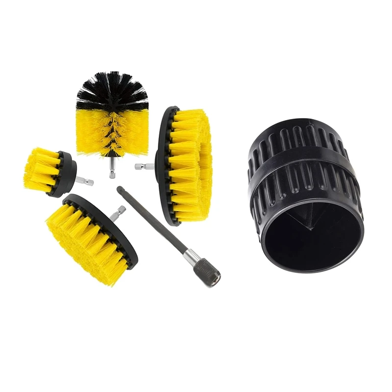 

5 шт., удлинитель патрона и 5-дюймовая большая щетка для дрели