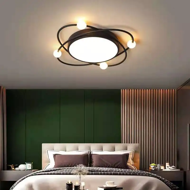 

Modern Chandeliers master bedroom lamp Nordic creative personality led ceiling lamp simple design study lamp household lamps