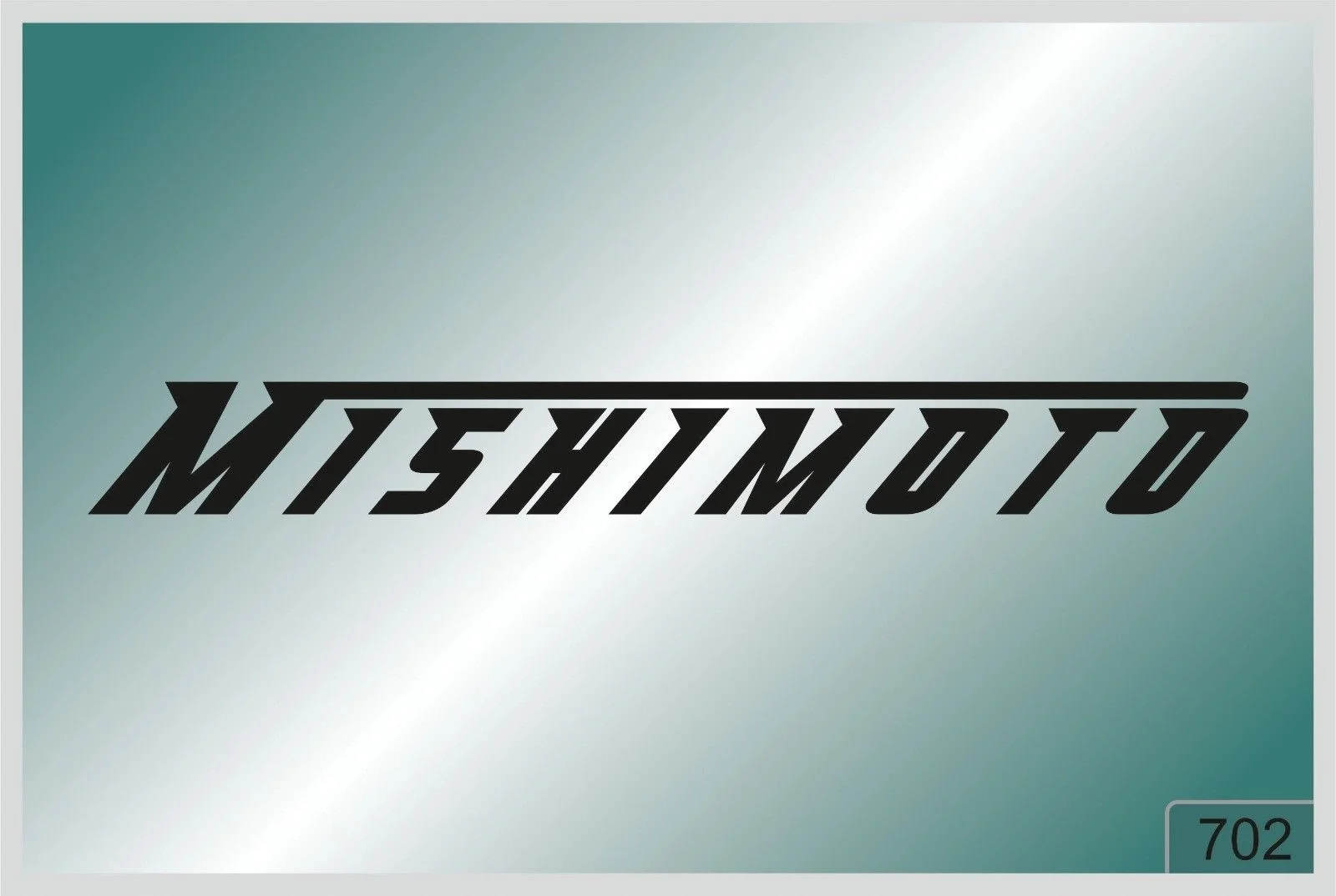 

For Mishimoto -2 pcs. stickers HIGH QUALITY DECALS different colors 702