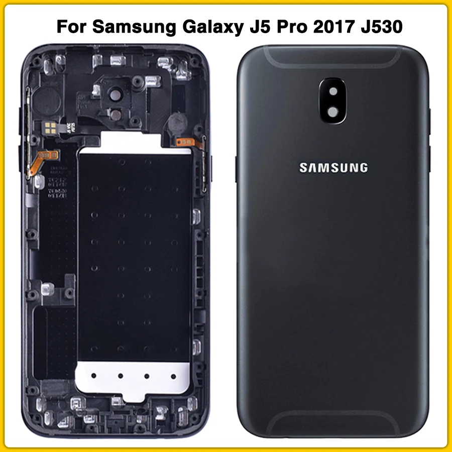 Чехол с полным корпусом для samsung Galaxy J5 Pro J530 J530F SM-J530F, задняя крышка для батареи, задняя крышка, запасные части