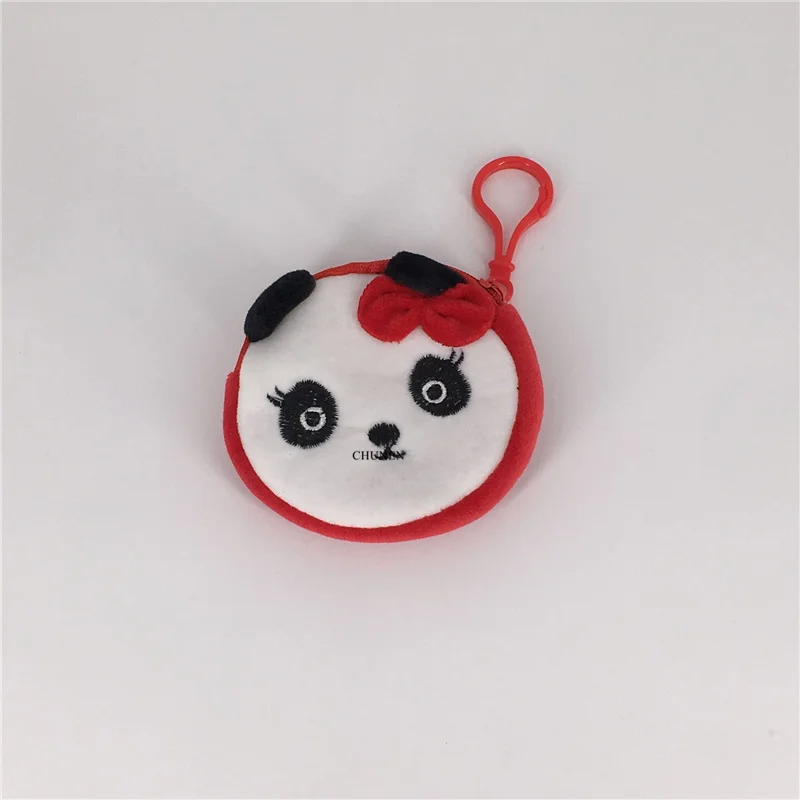 1X Little Mini Key Hook Panda plush purse toy BAG little key chain gift | Игрушки и хобби
