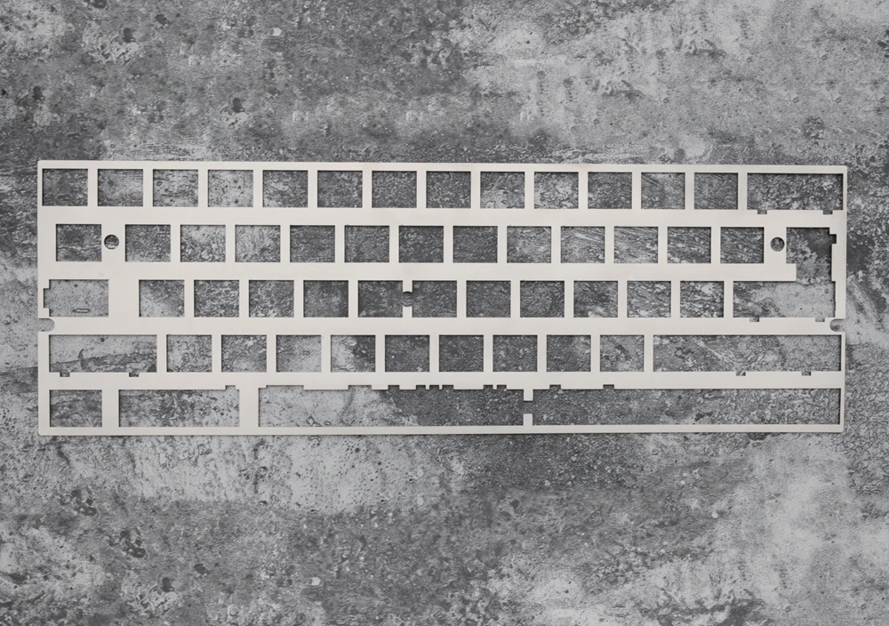 Alps matias 60% пластина из нержавеющей стали механическая клавиатура поддержка xd60 xd64