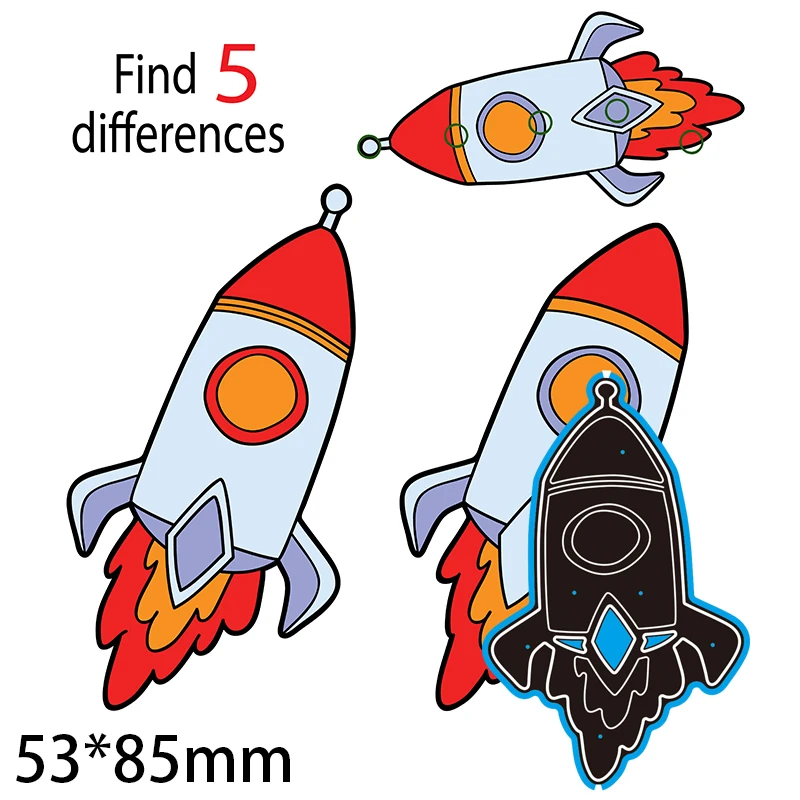 

Режущие штампы, украшение ракеты, фотобумага, альбом, карточка нож-пуансон, форма 53*85 мм