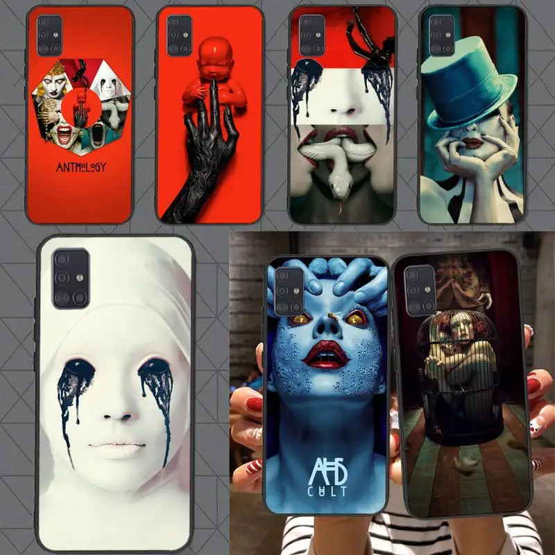 

AHS American Horror Story Phone Case for Samsung Galaxy J2 J4 J5 J6 J7 J8 Note5 7 8 9 10 20 prime plus lite ultra pro cover